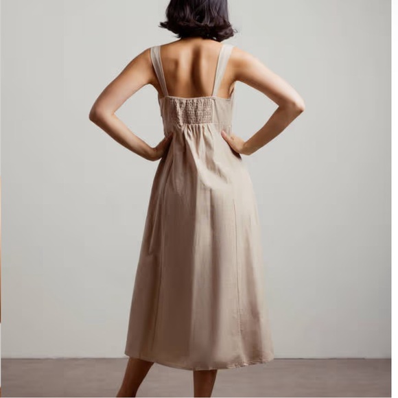 Tan Midi Dress - Picture 2 of 5
